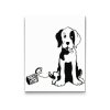Diamond Painting - B/W Dog