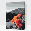 Paint by Number - Poppy in the Mountains
