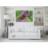 Diamond Painting - Butterfly on a Purple Flower