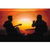 Diamond Painting - Guitarists at Sunset