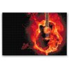 Diamond Painting - Burning Guitar