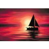 Diamond Painting - Boat at the Sunset
