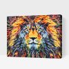 Paint by Number - Colorful Lion