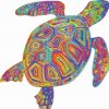 Diamond Painting - Rainbow Turtle