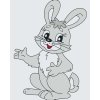 Paint by Number - Friendly Bunny