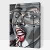 Paint by Number - Lipstick and Gold Glasses