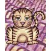 Paint by Number - Cat with Purple Cheeks
