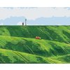 Paint by Number - Red Car in the Hills