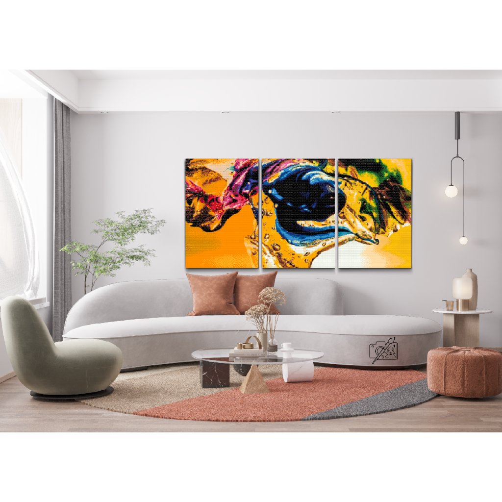 Diamond Painting - Colored Texture 2 (set of 3)