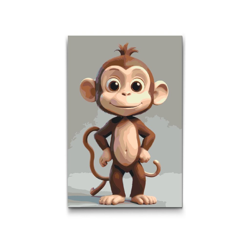 M2_Painting_by_Numbers_-_Monkey_for_children