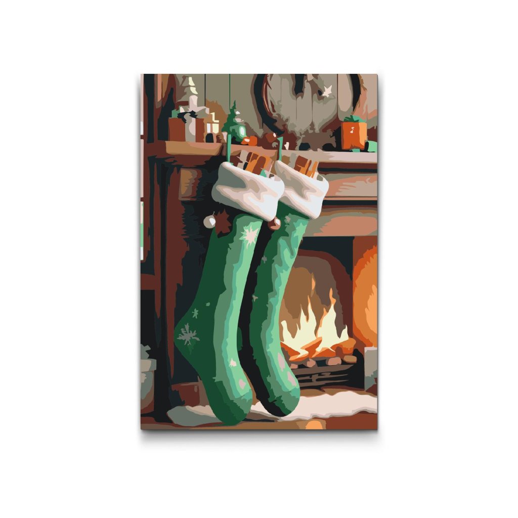 M2_Painting_by_Numbers_-_Christmas_socks_on_the_fireplace