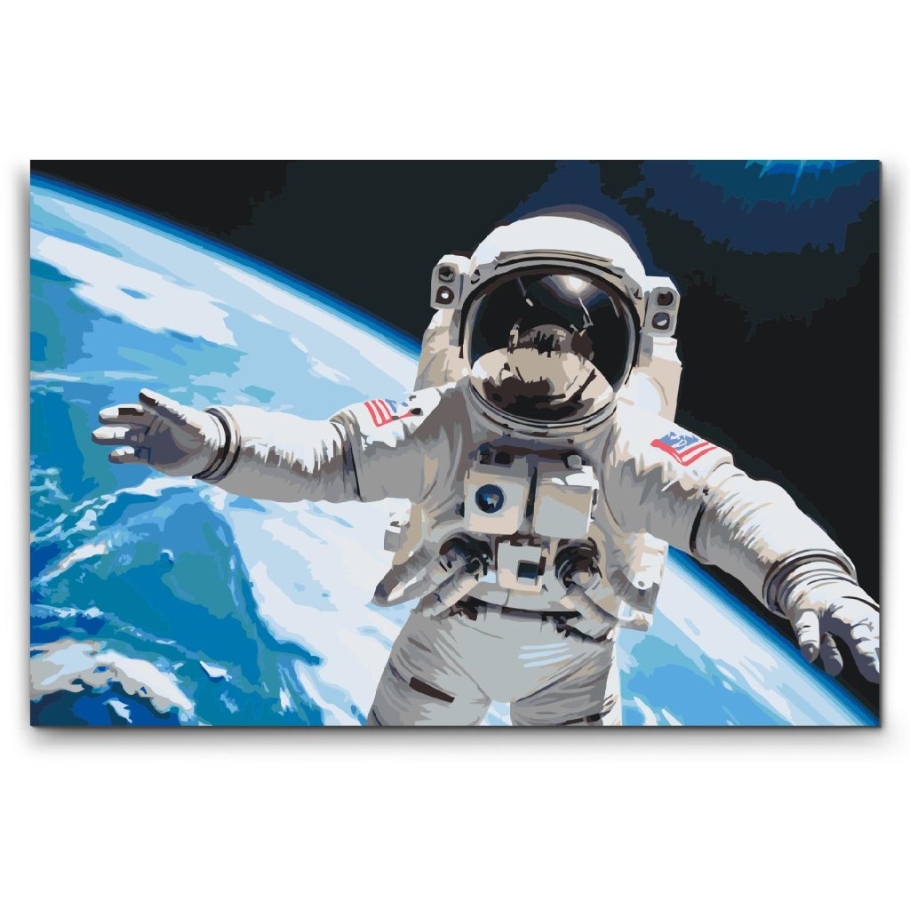 M2_Painting_by_Numbers_-_Astronaut_with_planet_Earth