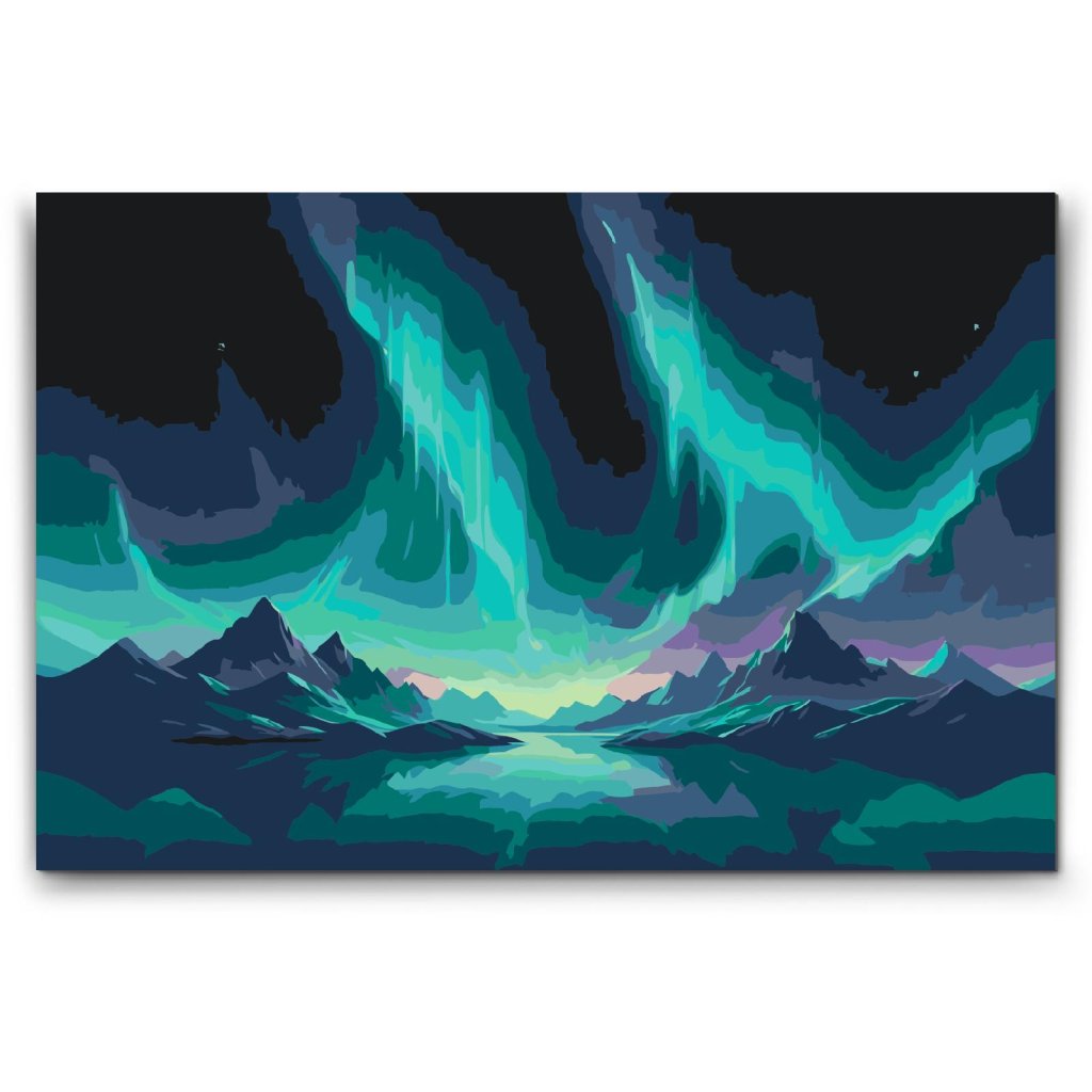 M2_Painting_by_Numbers_-_Aurora_over_the_mountains