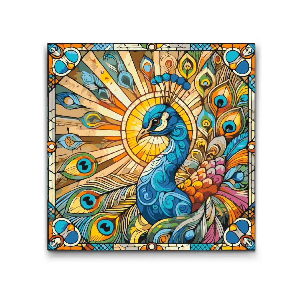 M2_Painting_by_Numbers_-_Stained_glass_peacock