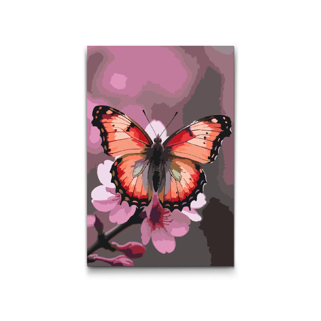 M2_Painting_by_Numbers_-_Butterfly_on_a_spring_branch