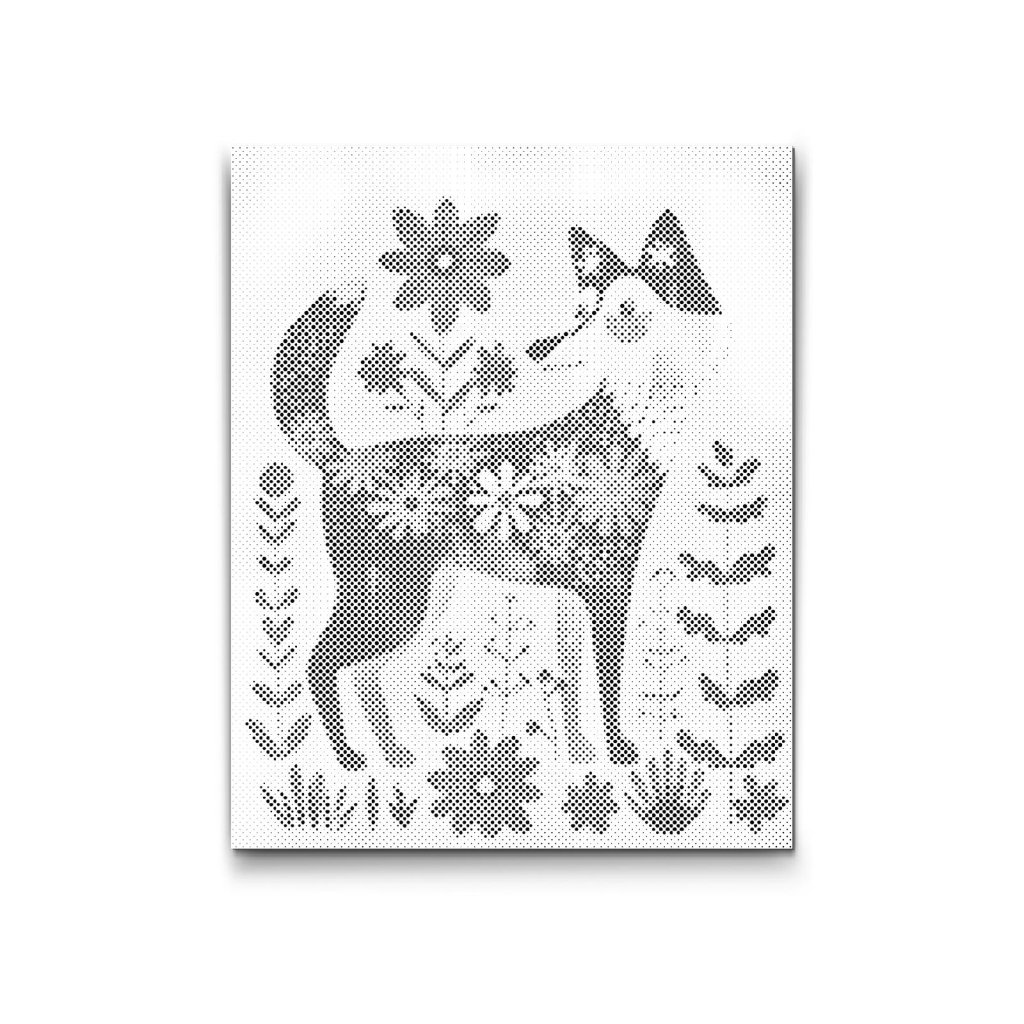 M2_Dotting_Points_-_Nordic_Folk_Art_-_Fox