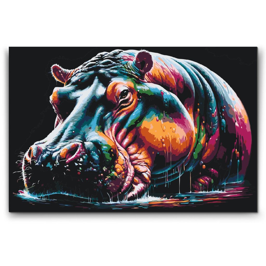 M2_Painting_by_Numbers_-_Colorful_hippopotamus