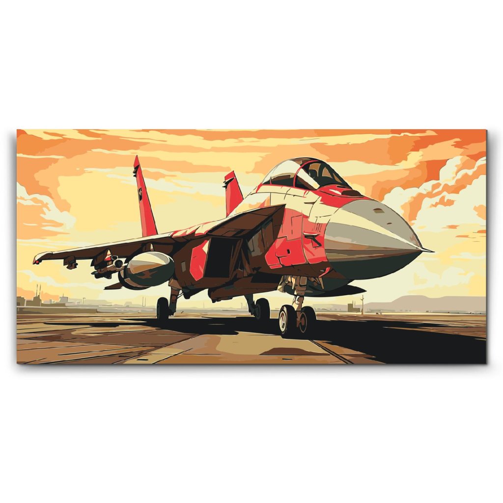 M2_Painting_by_Numbers_-_Red_fighter_plane