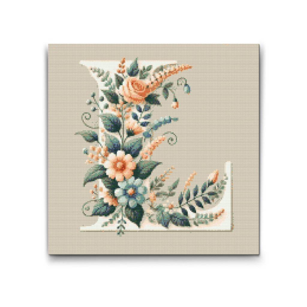 M2_Diamond_Paintings_-_Letter_L_-_Floral_Pattern