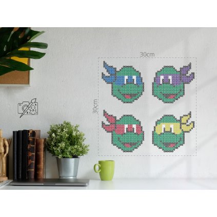 Fuse beads – Ninja Turtles