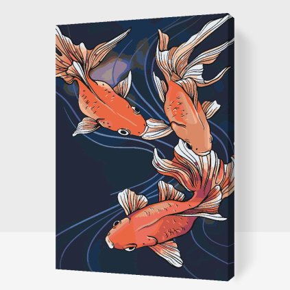 Paint by Number - Gold Fish 2