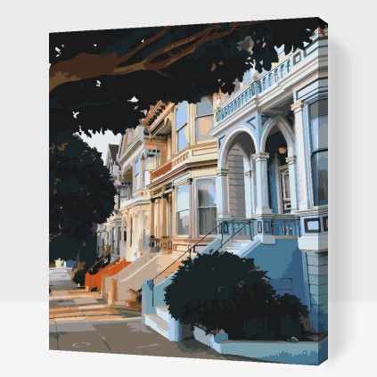 Paint by Number - Painted Ladies San Francisco