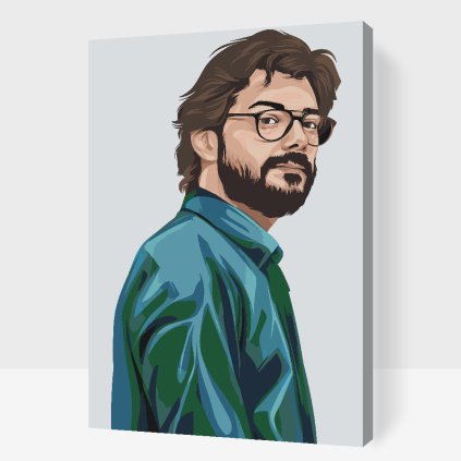 Paint by Number - Money Heist Professor Álvaro Morte