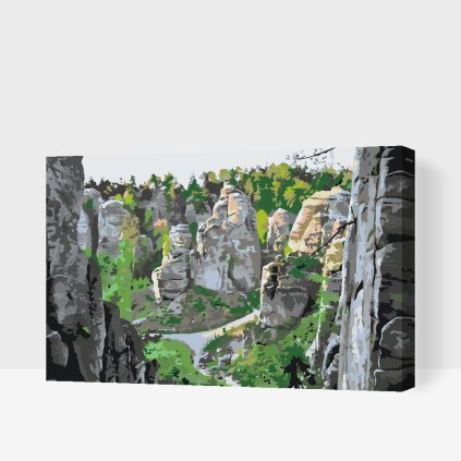 Paint by Number - Prachov Rocks