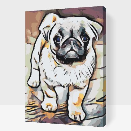 Paint by Number - Pug