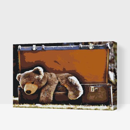 Paint by Number - Travel Bear