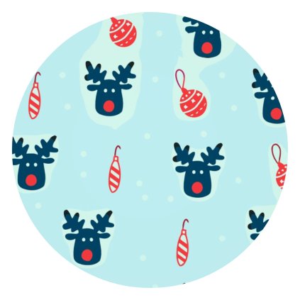 Paint by Number - Rudolph on the Background