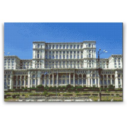 Diamond Painting - Palace of the Parliament, Bucharest