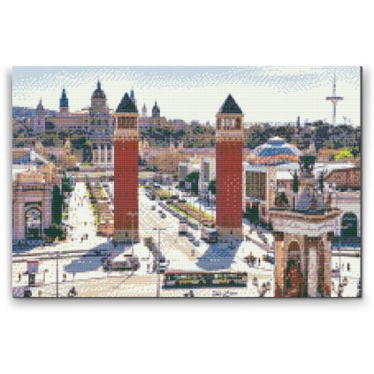 Diamond Painting - Barcelona City, Spain