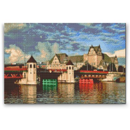 Diamond Painting - Railway Drawbridge in Szczecin, Poland