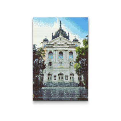 Diamond Painting - Singing Fountain in Košice, Slovakia