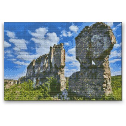 Diamond Painting - Čabrad Castle, Slovakia