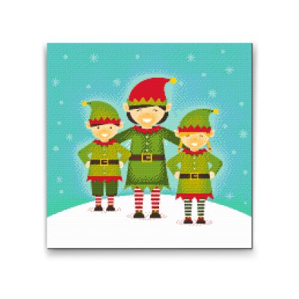 Diamond Painting - Christmas Elves