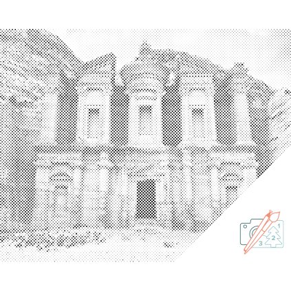 Dotting points - Petra, City in Jordan