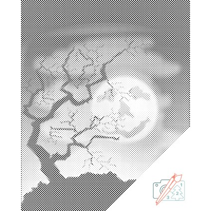 Dotting points - Spooky Moon