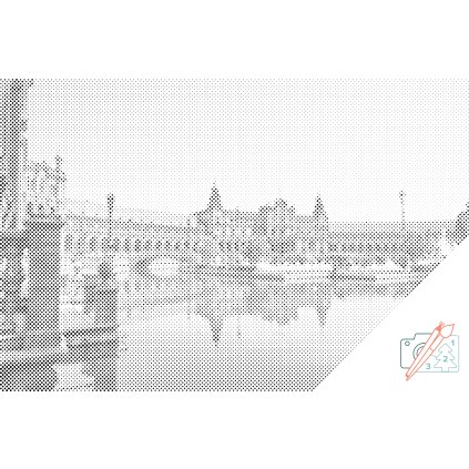 Dotting points - Plaza de Espaňa in Seville