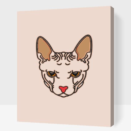 Paint by Number - Cats Head