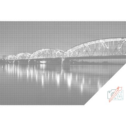 Dotting points - Bridge in Torun, Poland