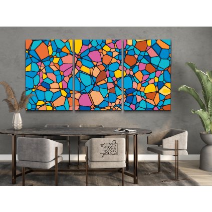 Paint by Number - Colored Texture 5 (set of 3)