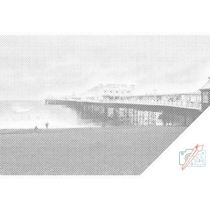 Tečkování - Molo v Brightonu, Anglie