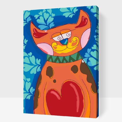 Paint by Number - Smilling Cat