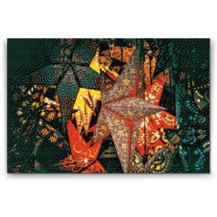 Diamantové malování - Lucerny