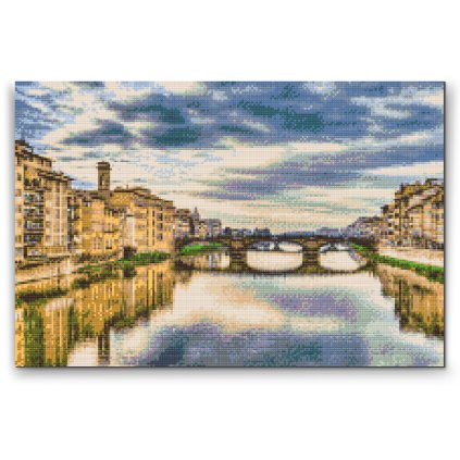 Diamantové malování - Řeka Arno
