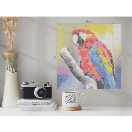 Zažehlovací korálky - Papoušek Ara