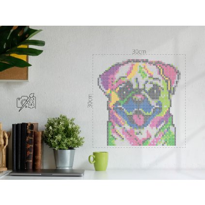 Zažehlovací korálky - Barevný pejsek