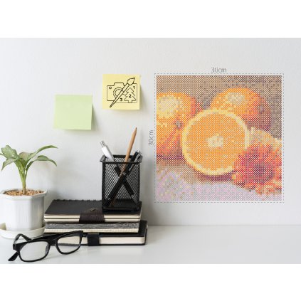 Zažehlovací korálky - Pomeranče a květinka